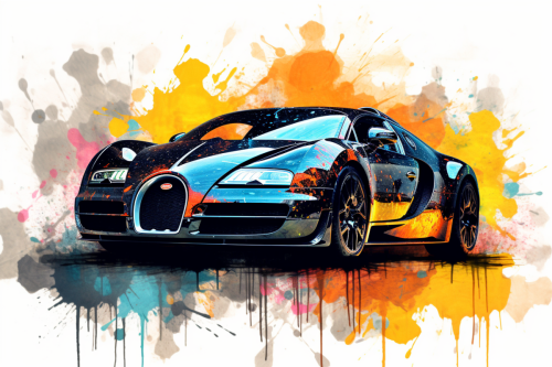 relentlessgeek_an_impressionist_illustration_of_a_Bugatti_Veyro_639b20b3-bdff-402a-8f8b-0a565556329d